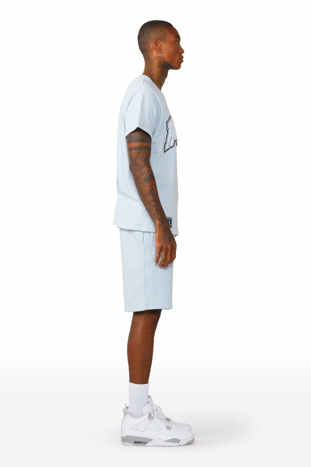 Cameron Baby Blue T-Shirt/Short Set