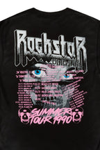 Latyra Black Oversized T-Shirt