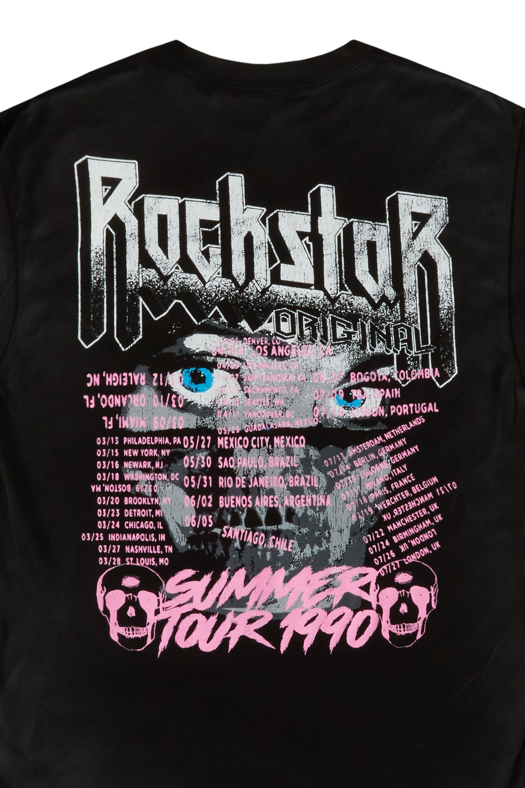 Latyra Black Oversized T-Shirt