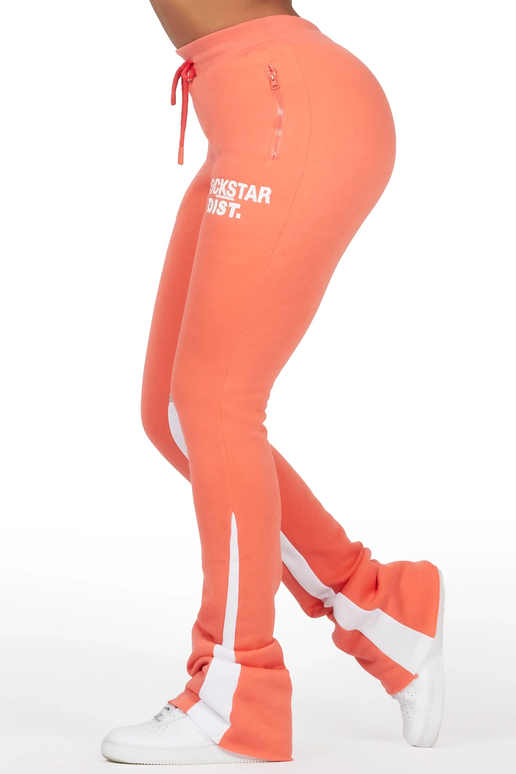 Sylita Coral Super Stacked Track Pant