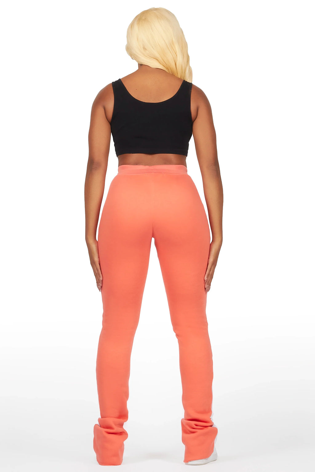 Sylita Coral Super Stacked Track Pant