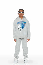 Boys Ward Grey Slim Fit Track Set