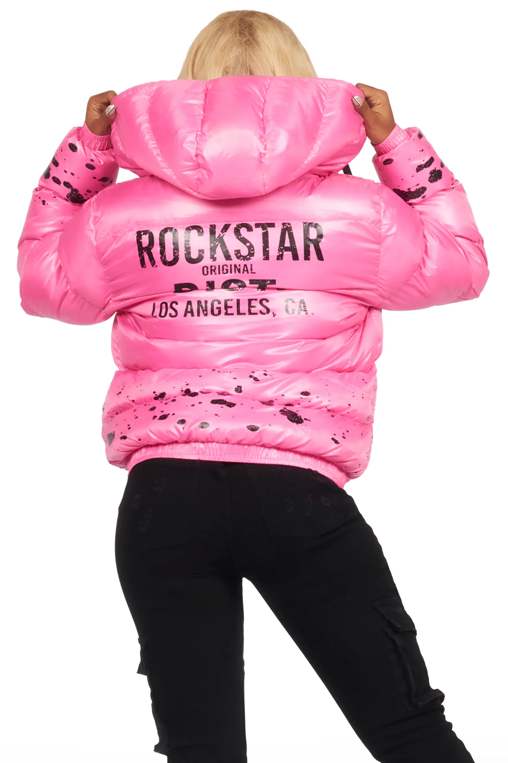 Art Dist. 2.0 Pink Puffer Jacket
