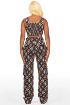 Andraila Black Tapestry Vest