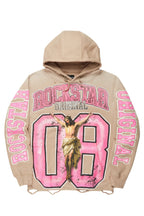 Tariqa Beige Oversized Hoodie