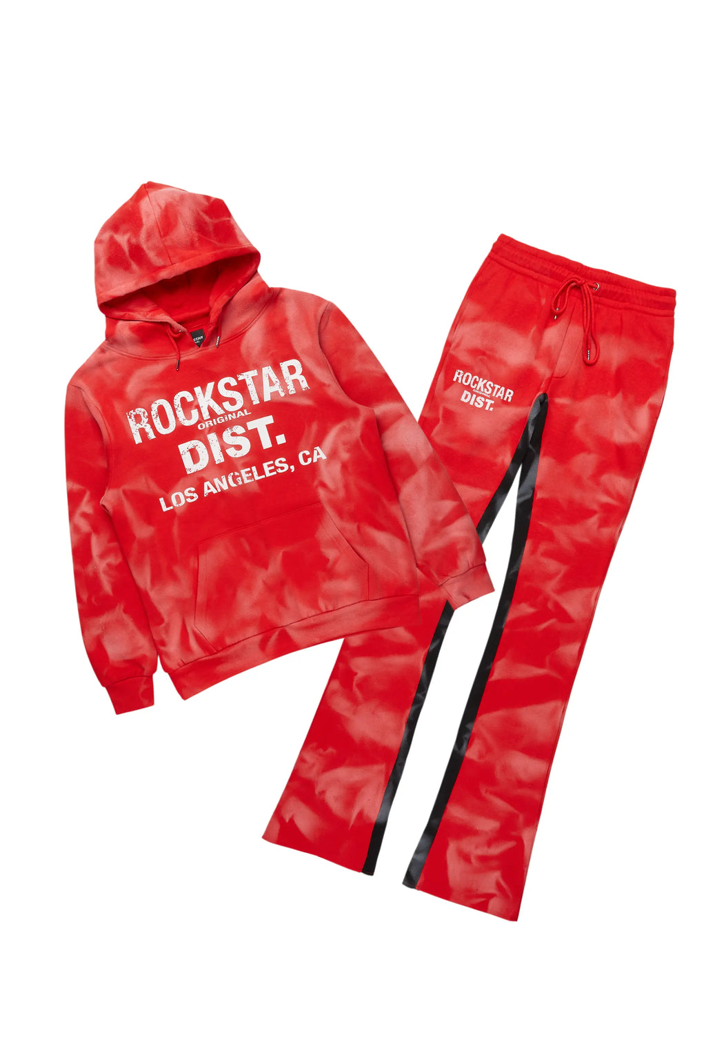 Nelly Red Hoodie/Baggy Track Pant Set