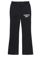 Girls Juliana Black Stacked Flare Pant