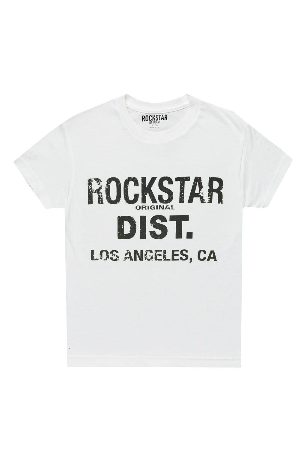 Boys Koen White/Black Graphic T-Shirt