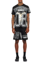 Fields Black/Grey T-Shirt Short Set