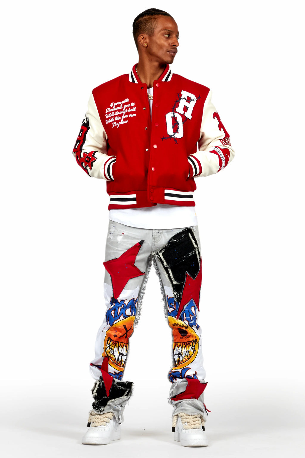 Skoll Red Varsity Jacket