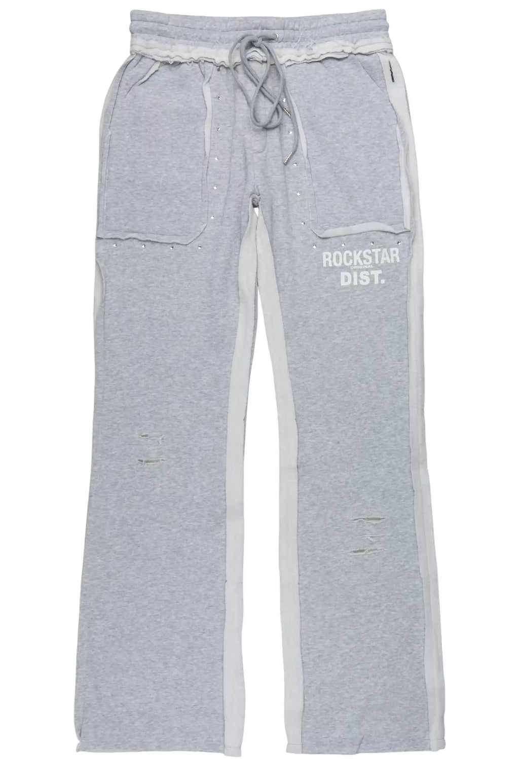 Zinon Heather Grey Relaxed Pant