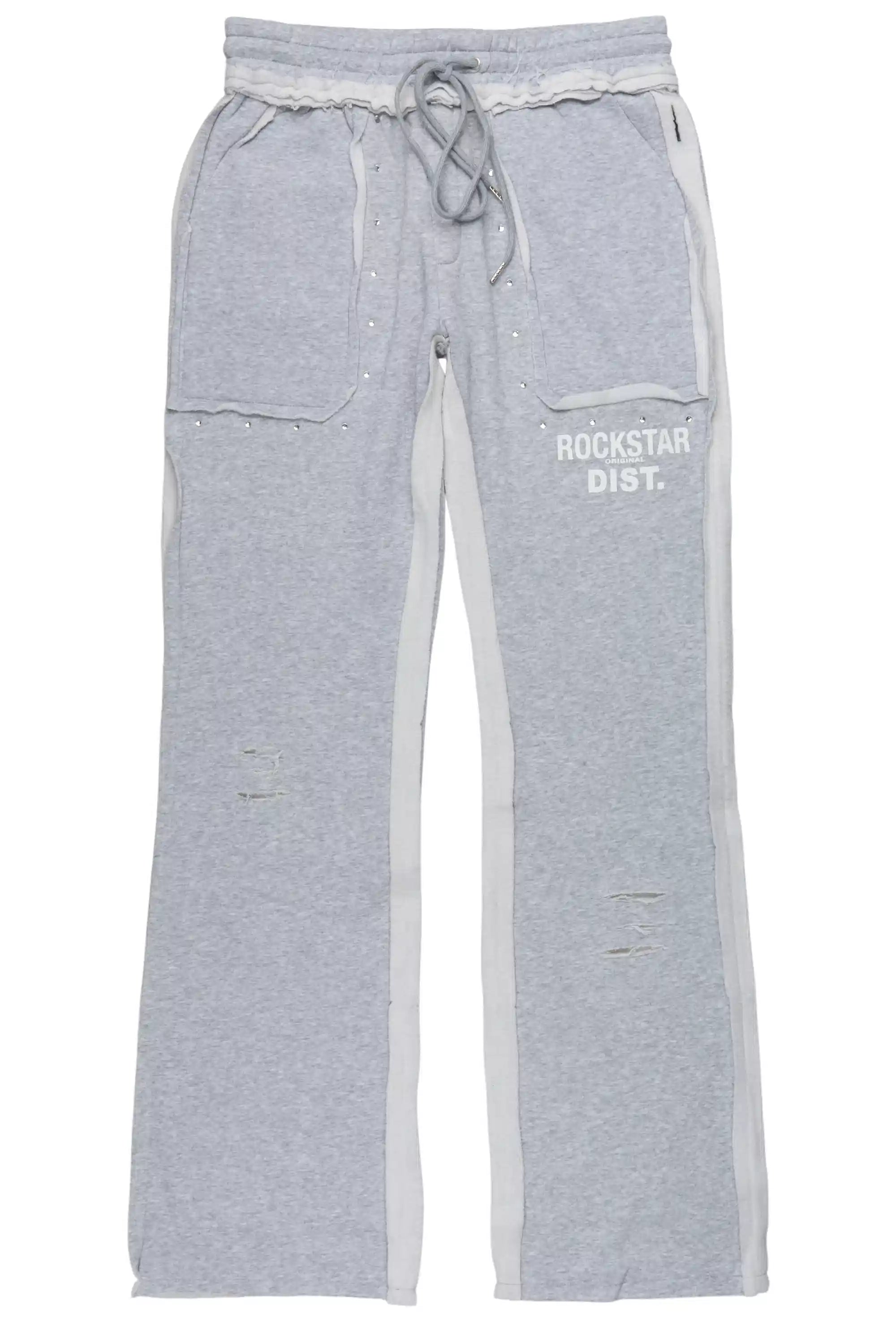 Zinon Heather Grey Relaxed Pant