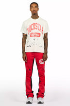 Rainer Red T-Shirt/Stacked Flare Track Set