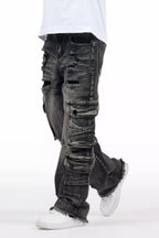 Boys Keylor Black Baggy Fit Jean