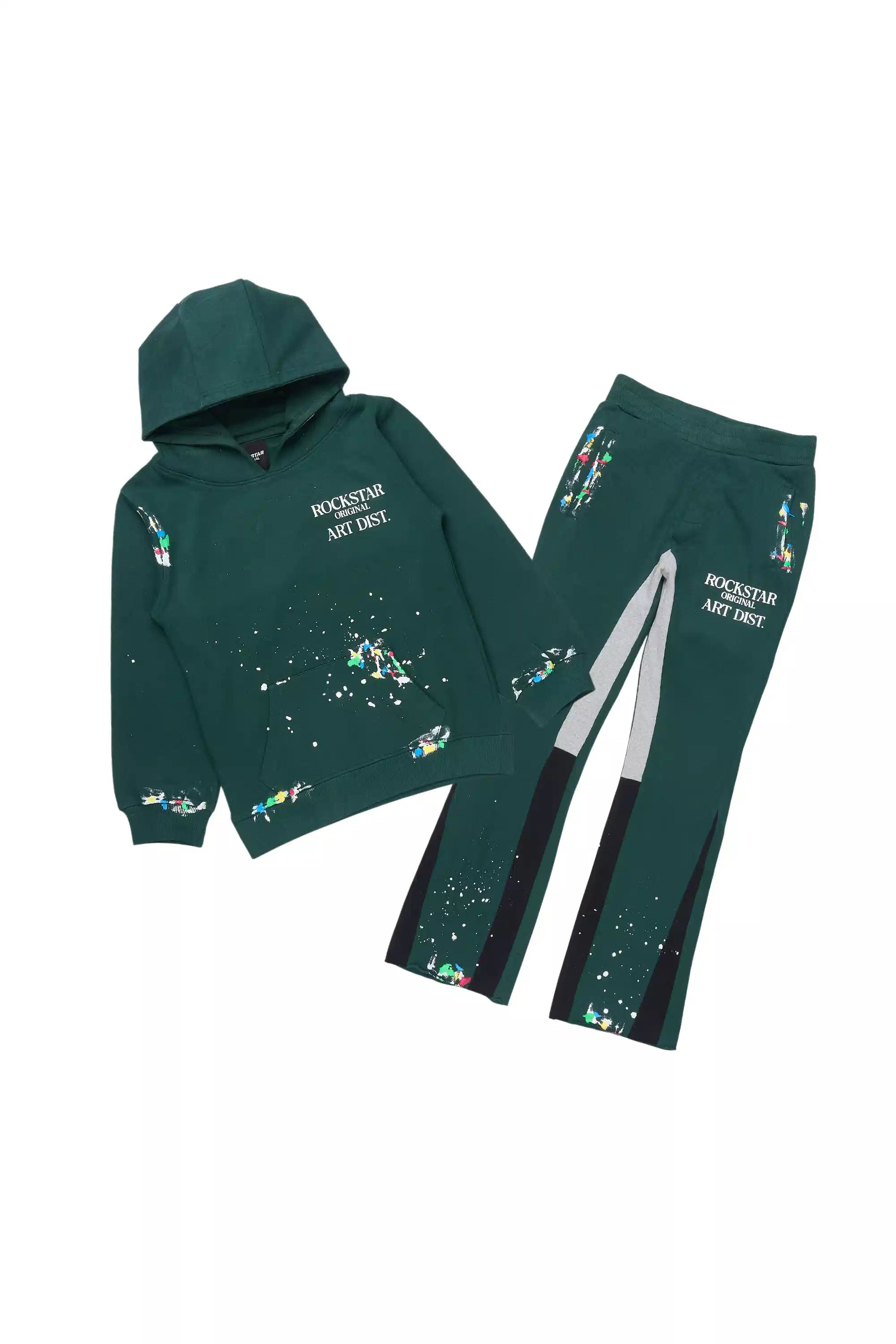 Boys Palmer Green Stacked Track Set