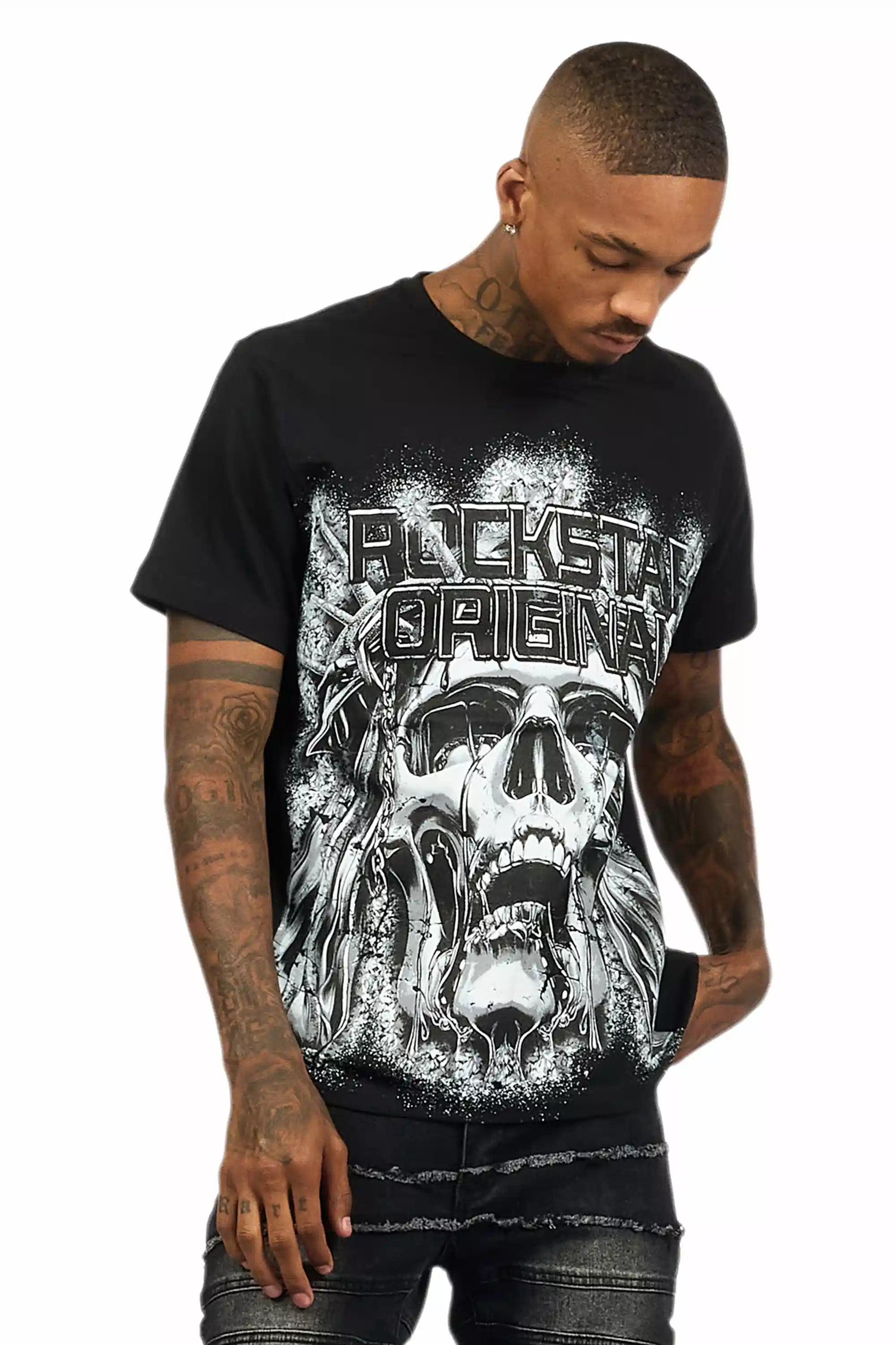 Keon Black Graphic T-Shirt