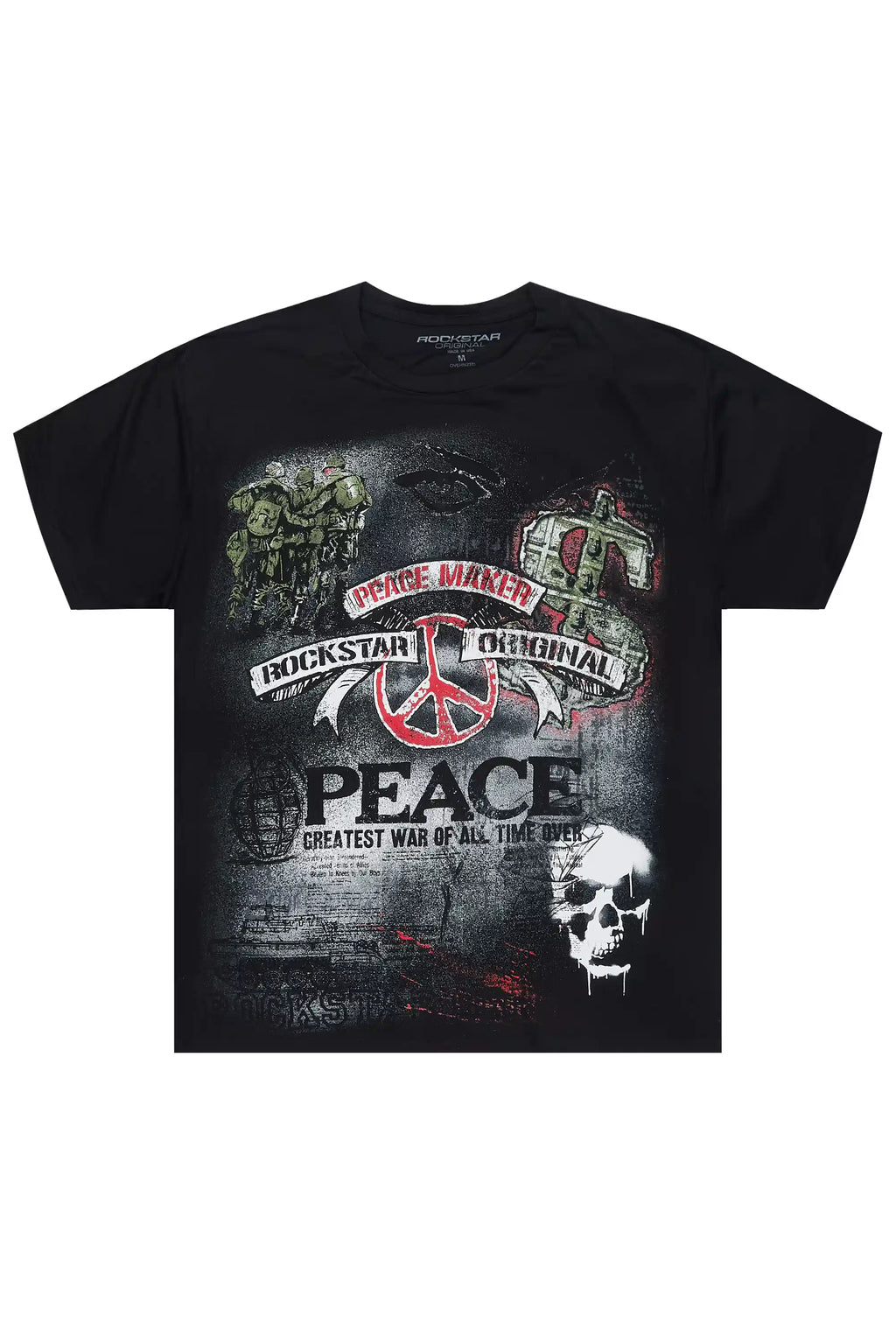 Saeko Black/Multi Oversized Graphic T-Shirt