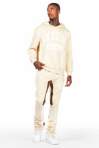 Rune Beige/White Stacked Flare Track Set