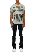 Dag Black Stacked Flare Jean
