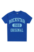 Boys Members Royal Blue Graphic T-Shirt
