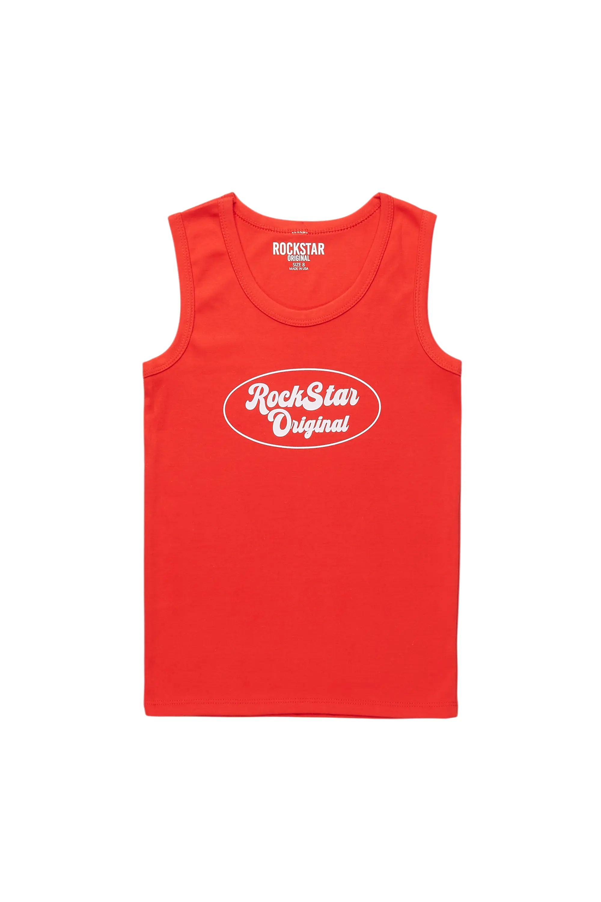 Girls Noir Red Tank Top