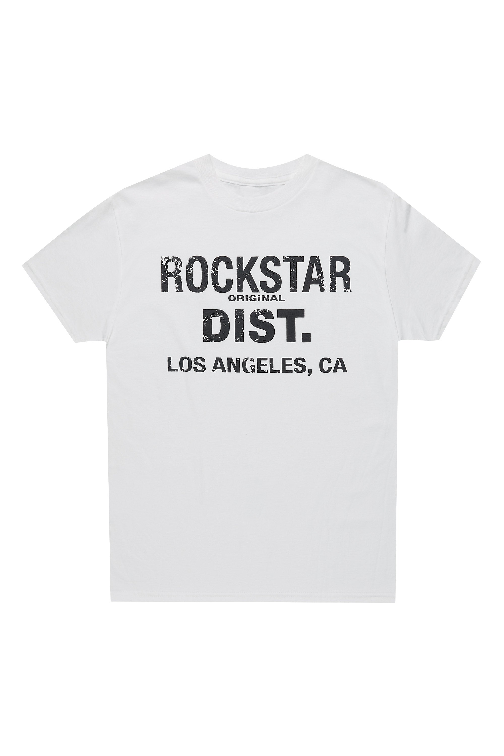 Girls Janny White/Black Graphic T-Shirt