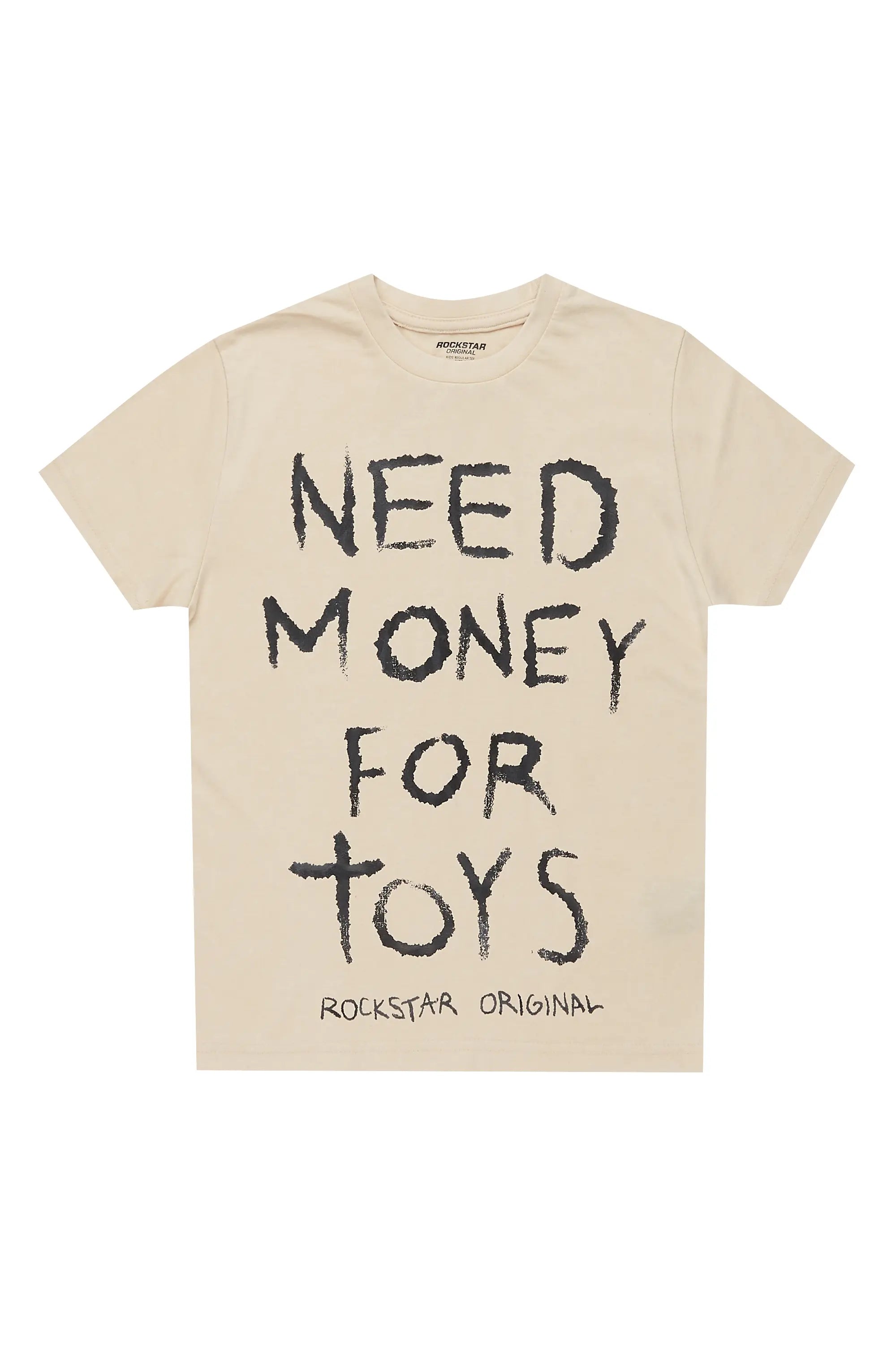 Boys M4Toys Vintage Sand Graphic T-Shirt