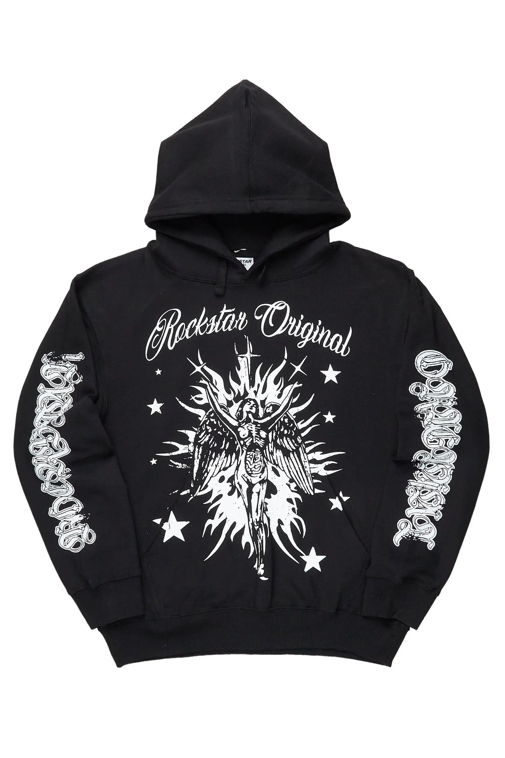 Mermaid Black Graphic Hoodie