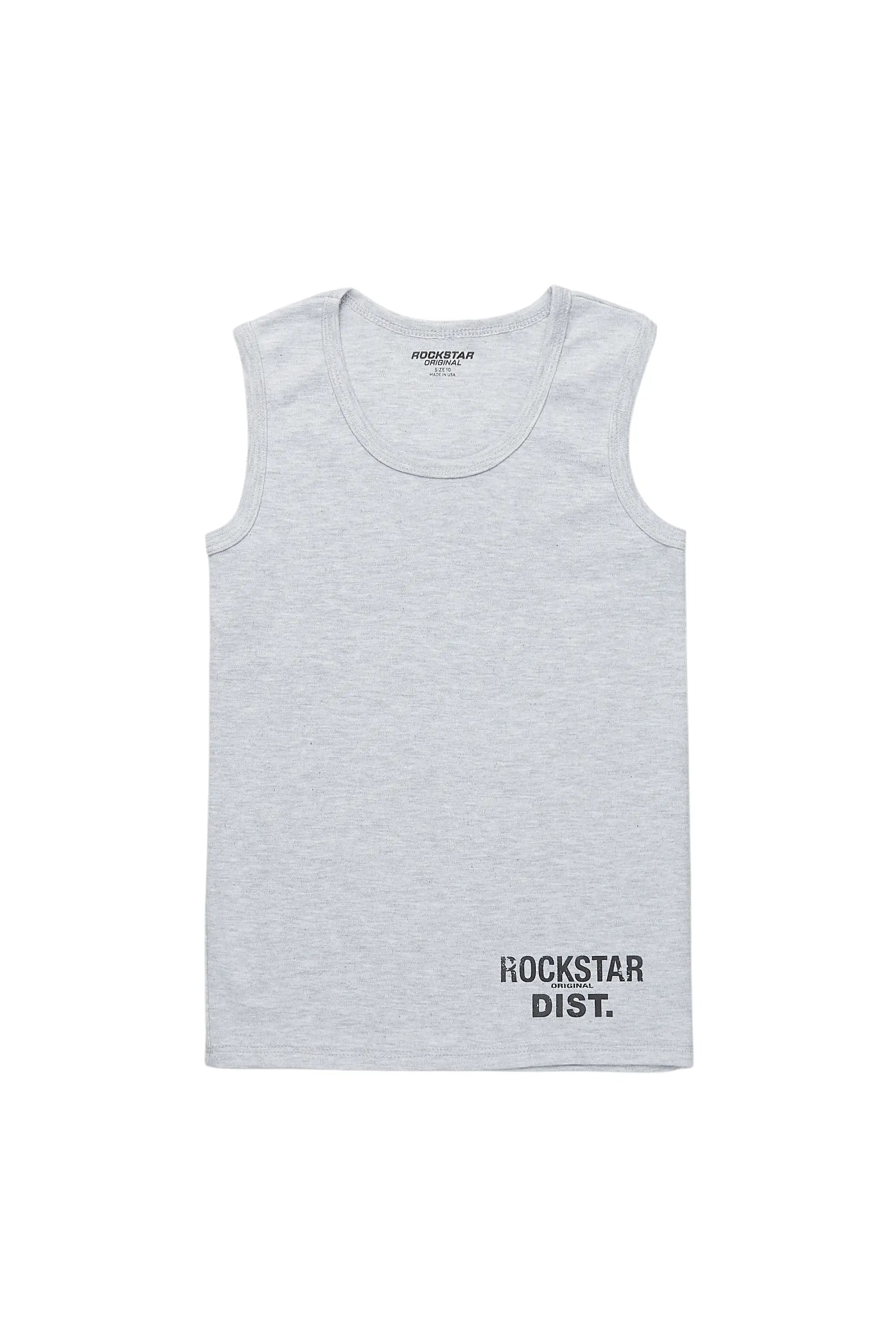 Boys Lake Heather Grey Tank Top