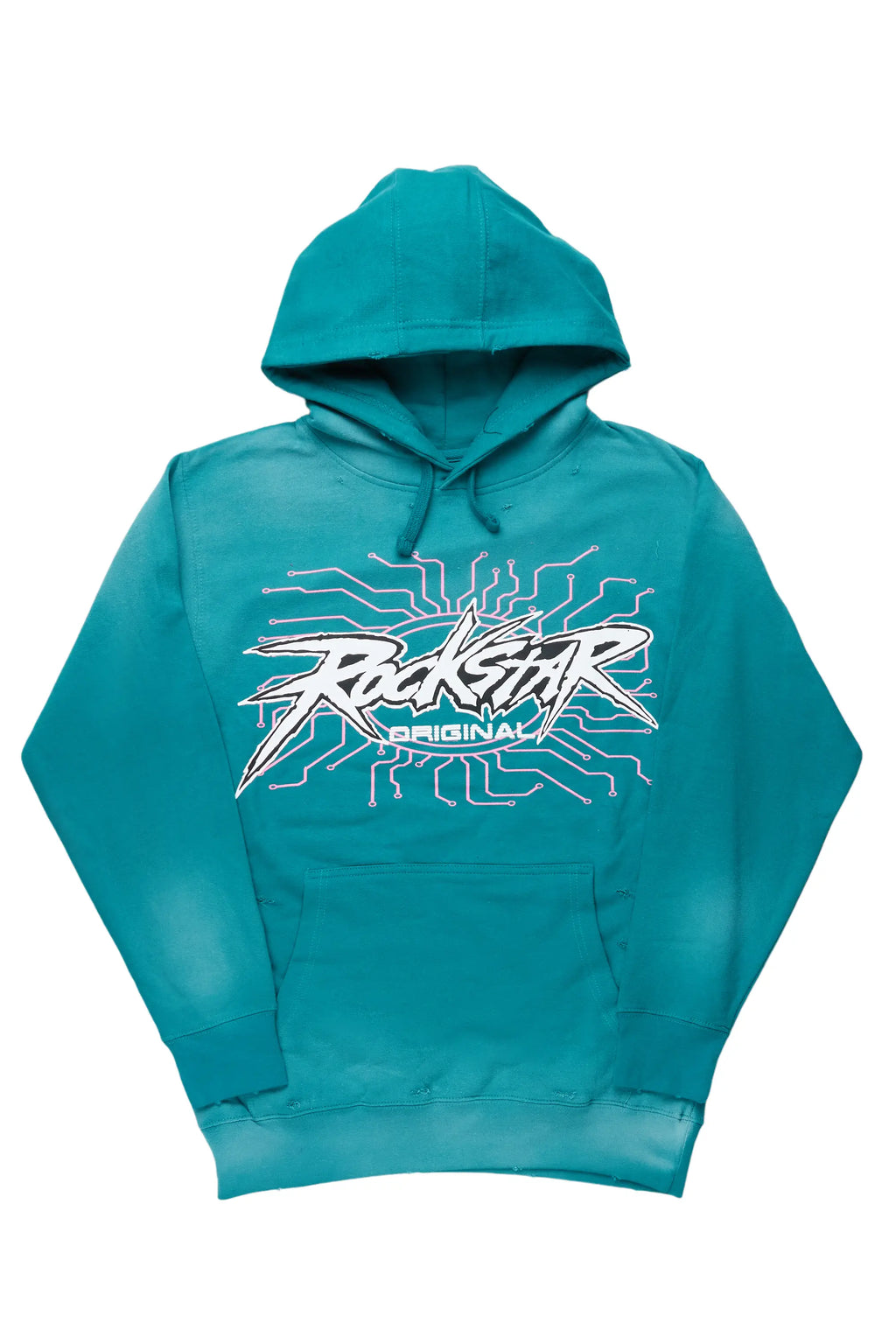 Race Teal Graphic Hoodie