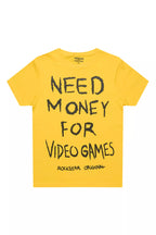 Boys M4 Video Games Yellow/Black Graphic T-Shirt