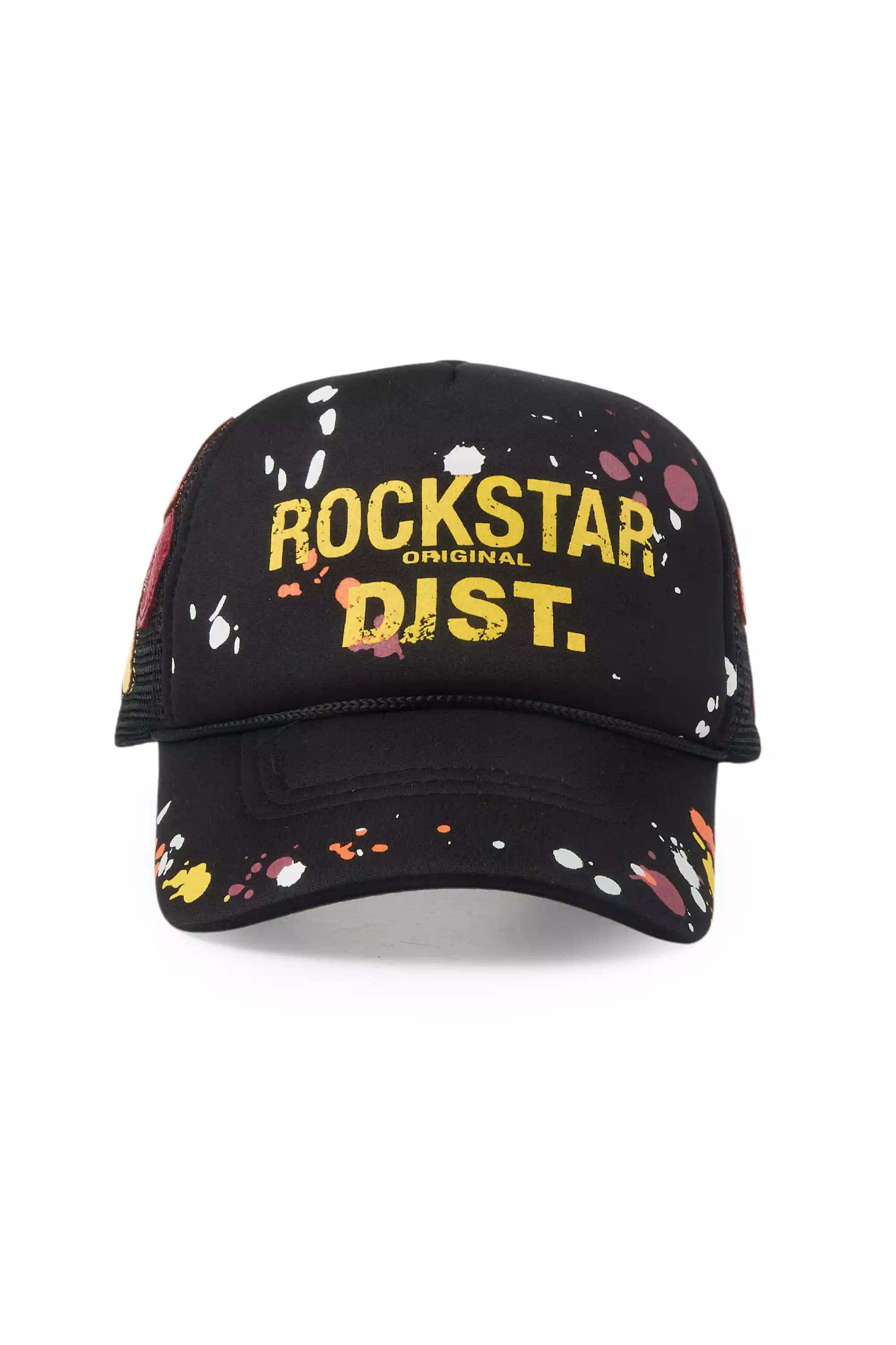 Roselee Black/Yellow Trucker Hat
