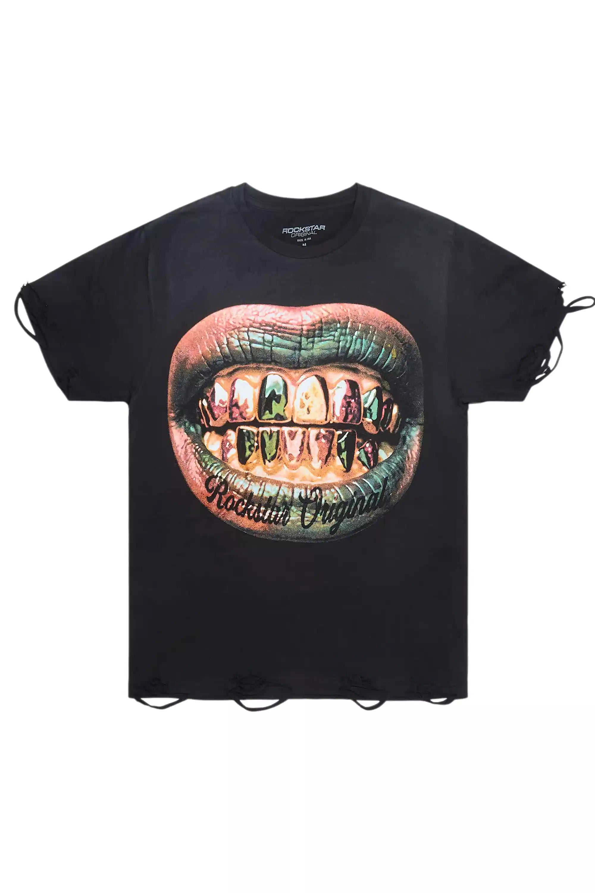 Darce Black Oversized T-Shirt