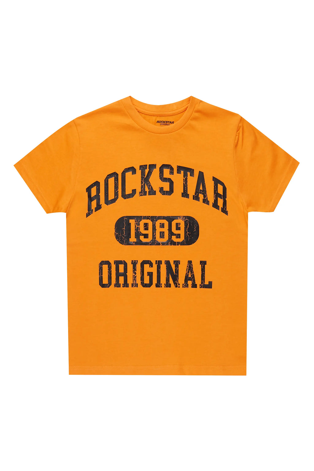 Boys Members Orange Graphic T-Shirt