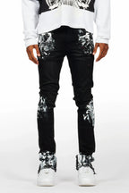 Kodak Black/White Painter Stacked Flare Jean