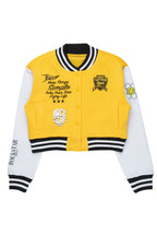 Krizia Gold Varsity Jacket