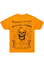 Evette Orange Oversized T-Shirt