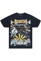 Super Sketch Black/Multi Oversized Graphic T-Shirt