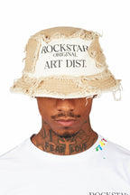 Ivo Beige Patchwork Bucket Hat