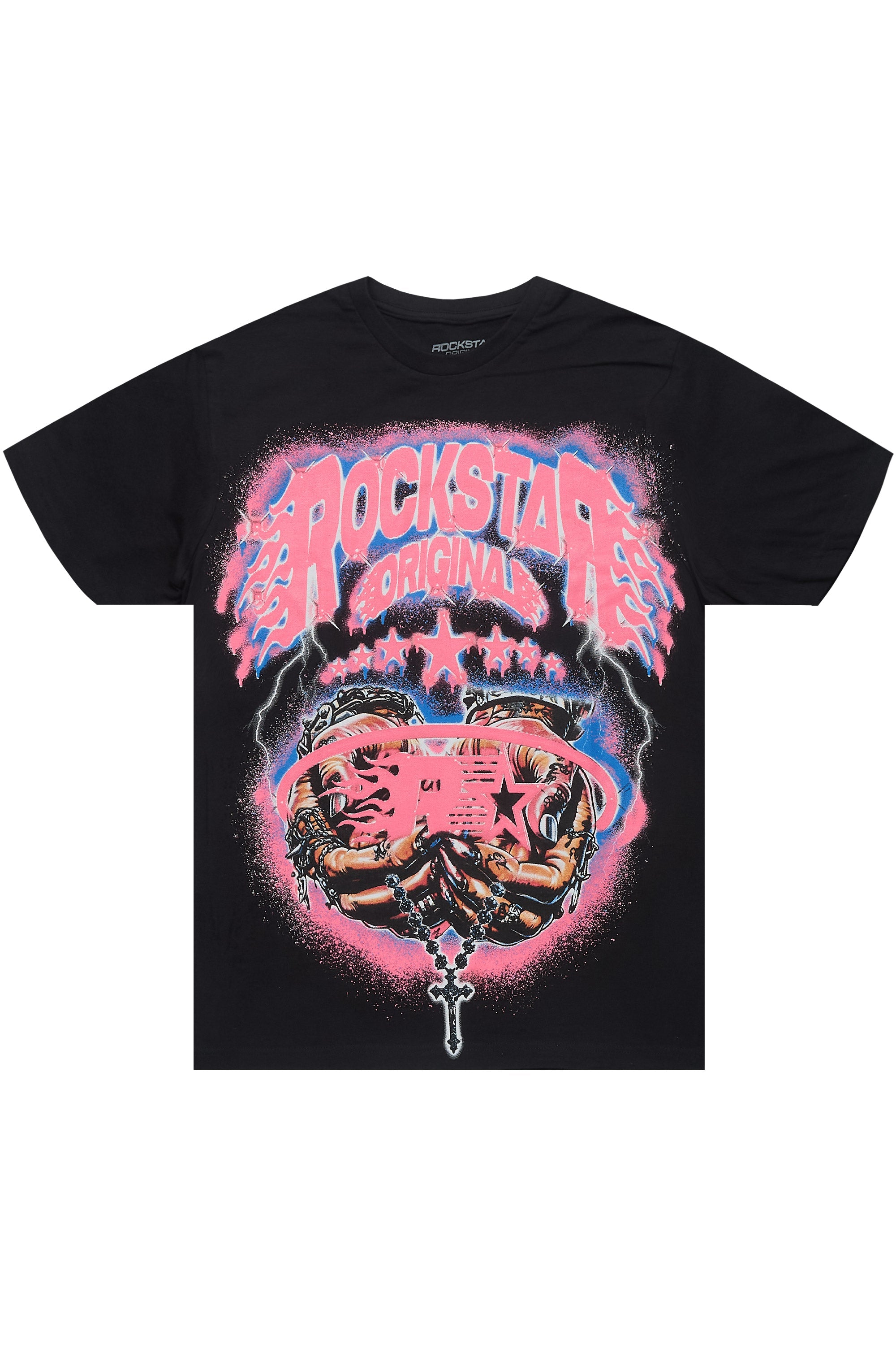 Zeniyah Black Oversized T-Shirt