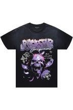 Yamal Black Graphic Oversized T-Shirt