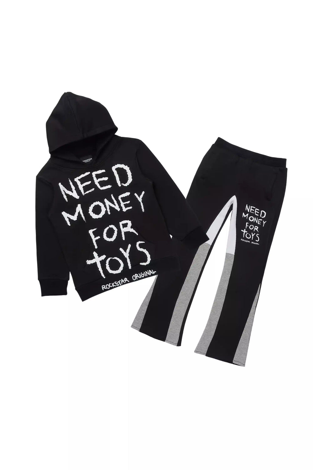 Boys M4 Toys Black/Grey Stacked Flare Track Set