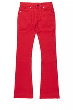 Boys Dag Red Stacked Flare Jean