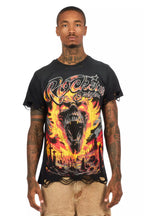 Flamer Black Graphic T-Shirt