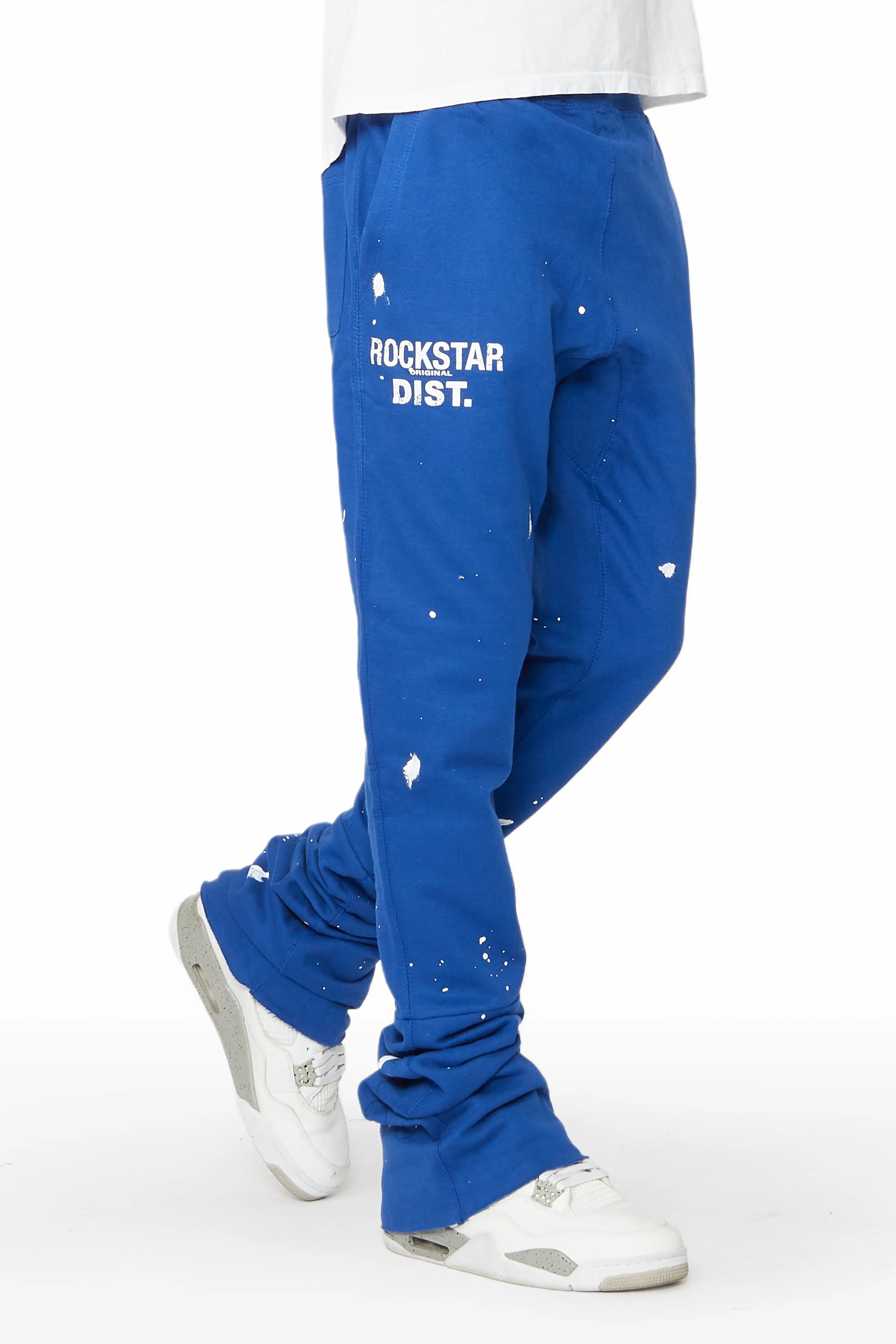 Farlee Royal Blue Super Stacked Flare Pants