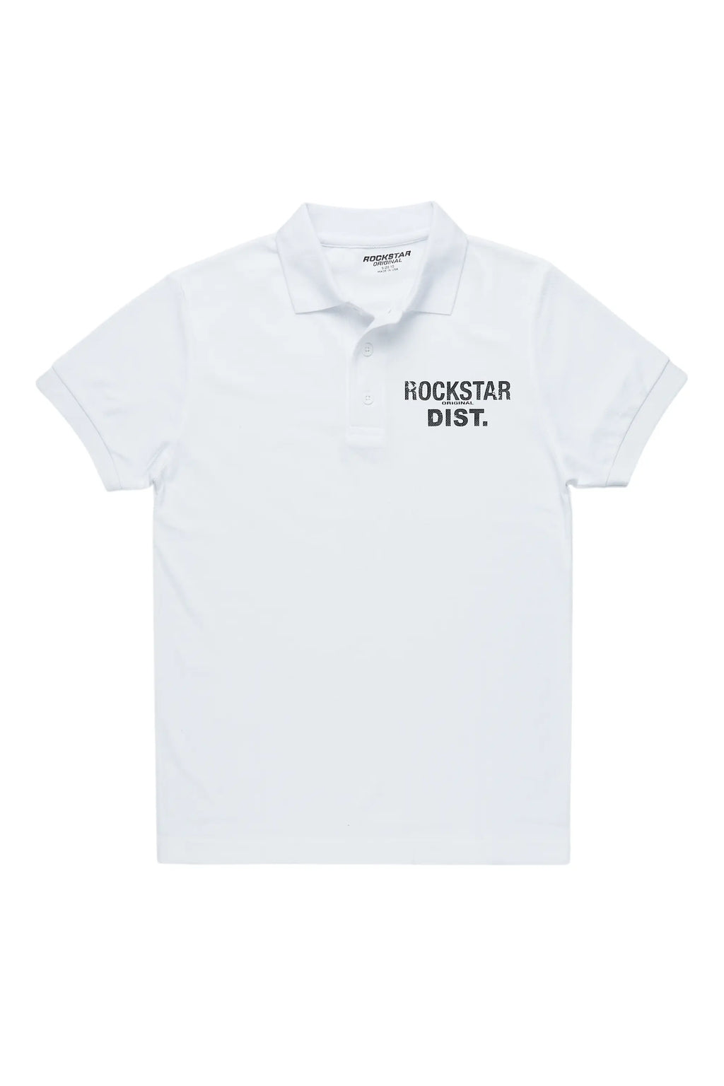 Boys Art Dist White Polo