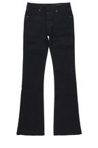 Boys Dag Jet Black Stacked Flare Jean