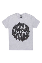 Boys Thierry Grey/Black Graphic T-Shirt