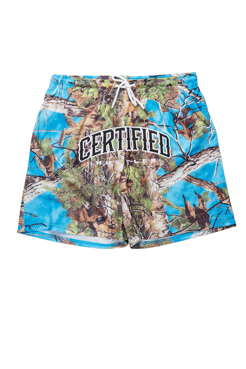 Ceri Turquoise Graphic Short
