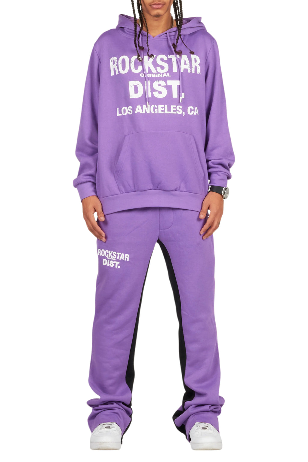 Lake Purple Hoodie/Baggy Track Pant Set